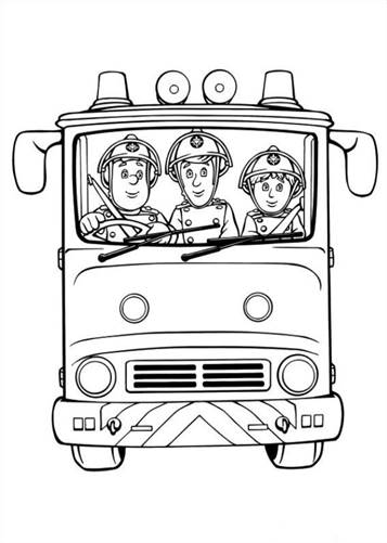 Kids-n-fun.de | 38 Ausmalbilder von Feuerwehrmann Sam